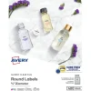 Avery Easy Peel Laser/Inkjet Round Labels, 3/4" Dia, Glossy Clear, 400 Labels/Pack (4222)