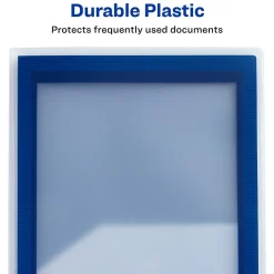 Avery Flexi-View 6-Pocket Presentation Folder, Navy Blue (47696)