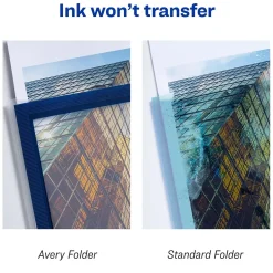 Avery Flexi-View 6-Pocket Presentation Folder, Navy Blue (47696)