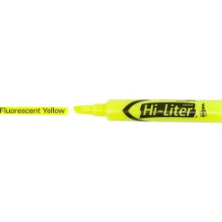Avery Hi-Liter Desk Style Highlighters, Chisel Tip, Yellow, Dozen (24000)