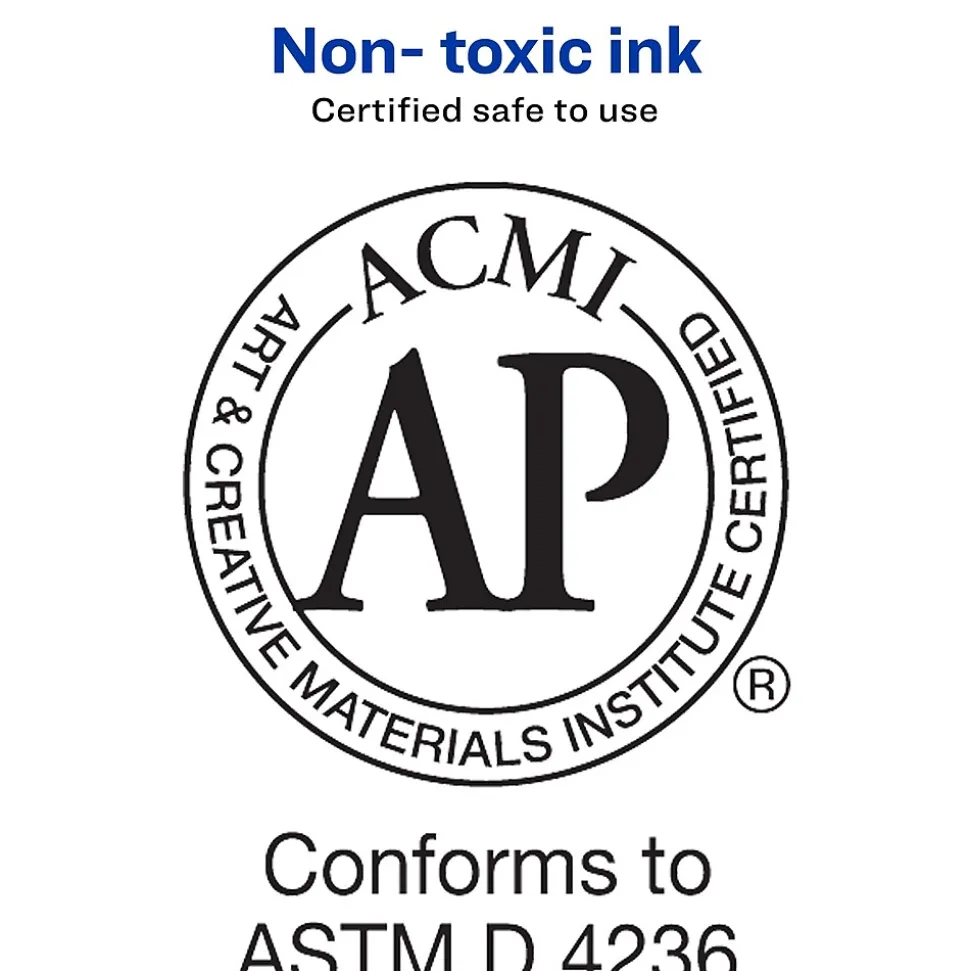 Avery Hi-Liter Stick Highlighters, Chisel, Pink, Dozen (23592)