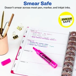 Avery Hi-Liter Tank Highlighters, Chisel, Pink, Dozen (24010)