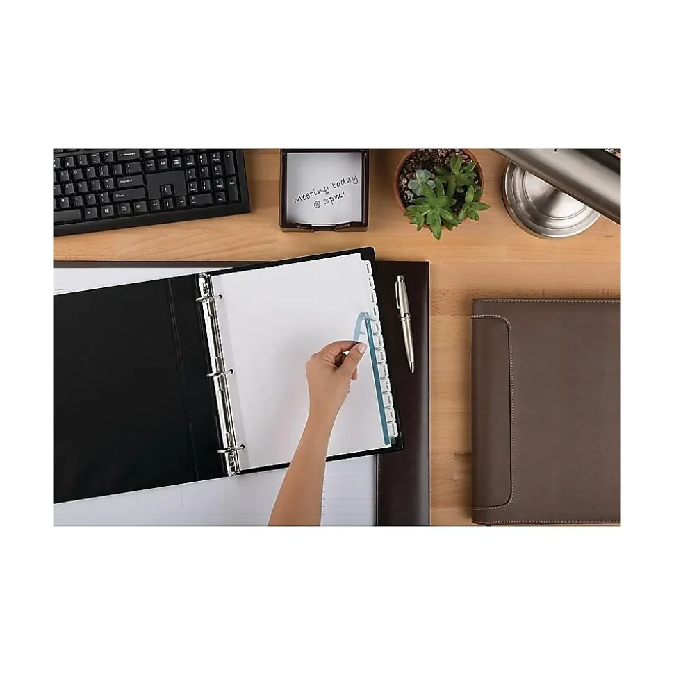 Avery Index Maker Paper Dividers with Print & Apply Label Sheets, 12 Tabs, White (11428)