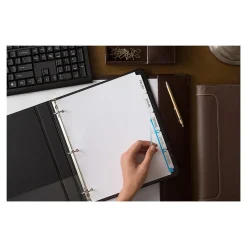 Avery Index Maker Paper Dividers with Print & Apply Label Sheets, 5 Tabs, White, 25 Sets/Pack (11446)