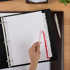 Avery Index Maker Print & Apply Dividers, 16-Tab, White, Set (13150)