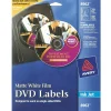 Avery Inkjet Media Labels, White Matte, 20 Disc and 40 Spine Labels/Pack (8962)