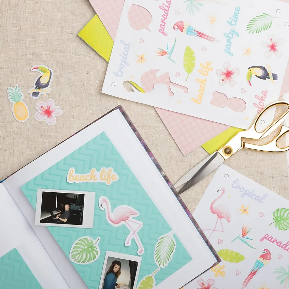 Avery Inkjet Multipurpose Sticker Paper, 8.5" x 11", White, 15 Stickers/Pack (3383)