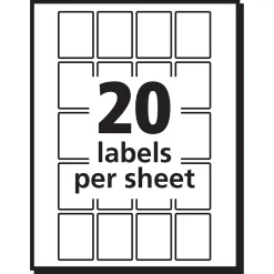 Avery Laser/Inkjet Multipurpose Labels, 1