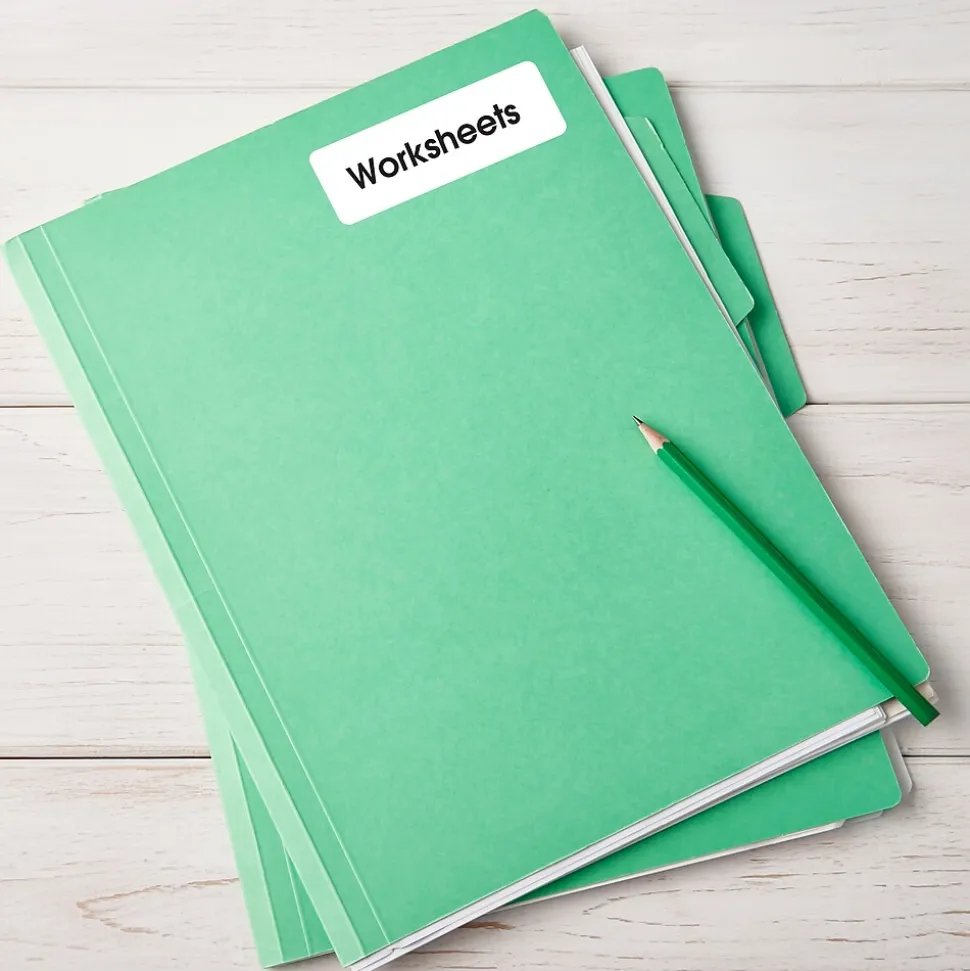 Avery Laser/Inkjet Multipurpose Labels, 1" x 3", White, 250 Labels/Pack (5436)