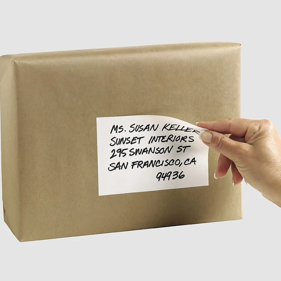 Avery Laser/Inkjet Multipurpose Labels on 4" x 6" Sheets, 4" x 6" Labels, White, 40 Labels/Pack (5454)