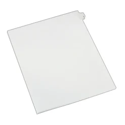 Avery Legal Pre-Printed Paper Dividers, Side Tab #2, White, Allstate Style, Letter Size, 25/Pack (82200)