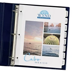 Avery Print-On Paper Dividers, 8 Tabs, White, 25 Sets/Pack (11554)