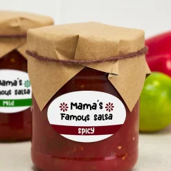 Avery Print-to-the-Edge Laser/Inkjet Oval Labels, 2" x 3-1/3", White, 200 Labels/Pack (22570)