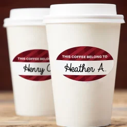 Avery Print-to-the-Edge Laser/Inkjet Oval Labels, 2