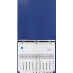 Avery Ready Index Table of Contents Paper Dividers, Jan-Dec Tabs, White (11126)