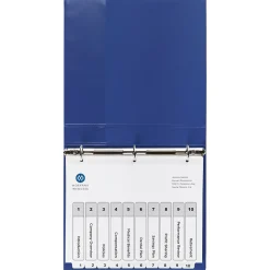 Avery Ready Index Table of Contents Paper Dividers, 1-10 Tabs, White (11134)