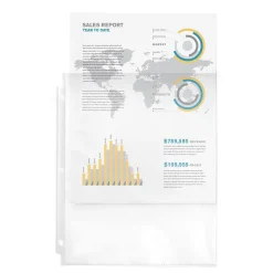 Avery Recycled Economy Weight Sheet Protectors, 8-1/2