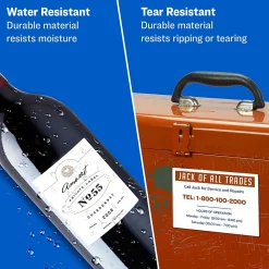 Avery Sure Feed Laser/Inkjet Durable ID Labels, 2" x 2-5/8", White, 120 Labels/Pack (6793)