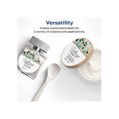 Avery Sure Feed Laser/Inkjet Round Labels, 3