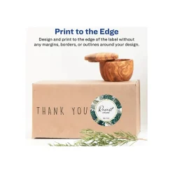 Avery Sure Feed Laser/Inkjet Round Labels, 3