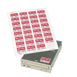 Avery Sure Feed Laser/Inkjet Identification Labels, 1 1/4" x 1 3/4", White, 15 Label Sheets/Pack (6570)