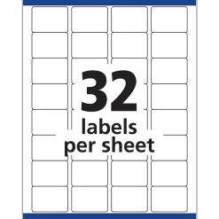 Avery Sure Feed Laser/Inkjet Identification Labels, 1 1/4