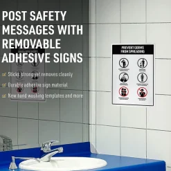 Avery Surface Safe Laser/Inkjet Label Safety Signs, 3 1/2