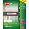 Avery TrueBlock Laser Durable ID Labels, 5/8" x 3", White, 1,600 Labels/Box (6577)