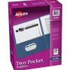 Avery Two-Pocket Folders, Dark Blue, 25/Box (47985)