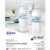 Avery Waterproof Laser/ Inkjet Wraparound Labels, 1.25" x 9.75", White, 40 Labels/Pack (22845)