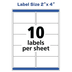 Avery Waterproof Laser Shipping Labels, 2