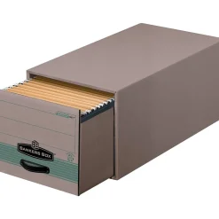 Bankers Box Stor/Drawer File Storage Drawer, White, 6/Carton (1231201)