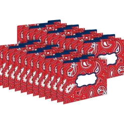 Barker Creek Bandana Letter-Size File Folders, 24/Set (BC3943)