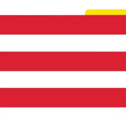 Barker Creek Buffalo Plaid & Wide Stripes Fashion File Folders, 3-Tab, Letter Size, Assorted, 12/Pack (BC1341)