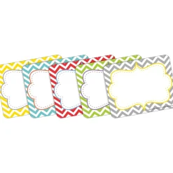 Barker Creek Chevron Beautiful Office/Classroom Set, 109 Pieces/Set (BC6003)