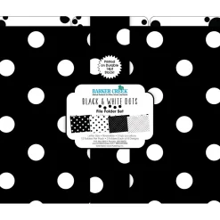 Barker Creek File Folder Set, 1/3-Cut Tab, Letter Size, Black & White Dot, 12/Pack (2004)