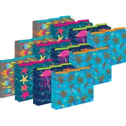 Barker Creek File Folder Set, 1/3-Cut Tab, Letter Size, Kai Ola, 36/Set (4383)