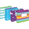 Barker Creek File Folder Set, 1/3-Cut Tab, Letter Size, Multicolored, 12/Pack (2003)