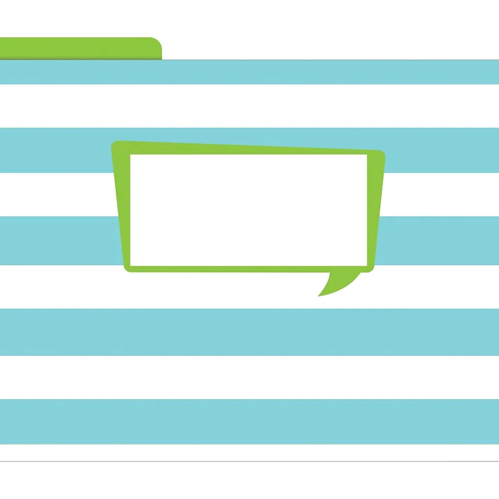 Barker Creek File Folder Set, 1/3-Cut Tab, Letter Size, Multicolored, 12/Pack (2003)