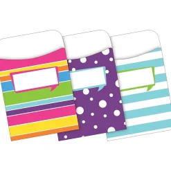 Barker Creek Folder & Pocket Set, 1/3-Cut Tab, Letter Size, Multicolored, 42/Set (4412)