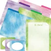 Barker Creek Lime Tie-Dye File Folder, 1/3-Cut Tab, Letter Size, Assorted, 107/Set (155)