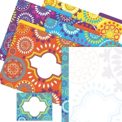 Barker Creek Moroccan File Folder, 1/3-Cut Tab, Letter Size, Assorted, 107/Set (141)