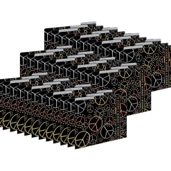 Barker Creek Peace Letter-Size File Folders, 36/Set (BC3928)