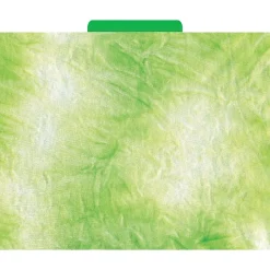 Barker Creek Tie-Dye & Ombré File Folder, 1/3-Cut Tab, Letter Size, Assorted, 12/Pack (2014)