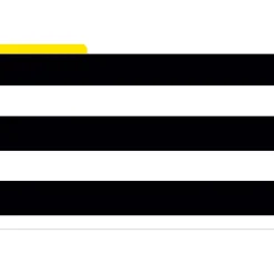 Barker Creek Wide Stripes File Folders, 3-Tab, Legal Size, Assorted, 9/Pack (BC2507)