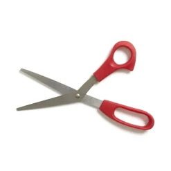 BASELINE™ 8" Stainless Steel Scissors, Blunt Tip, Red (55829)