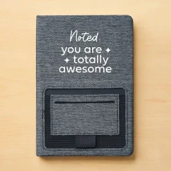 Baudville Sustainably Smart Hardcover Journal, 5" x 8", 80 Pages, 2/Pack (1393448P231)