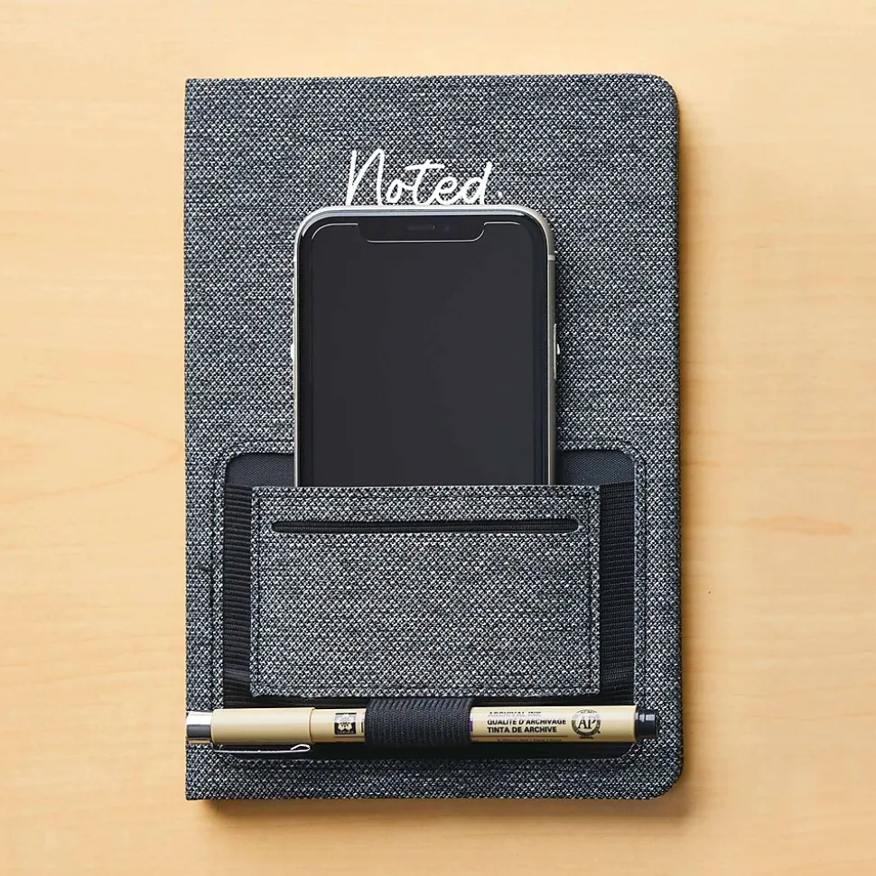 Baudville Sustainably Smart Hardcover Journal, 5" x 8", 80 Pages, 2/Pack (1393448P231)