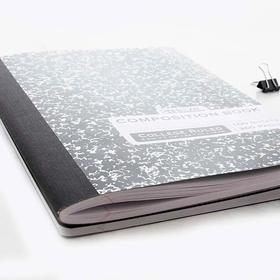 Bazic 1-Subject Composition Notebooks, College Ruled, 100 Sheets, Multicolor, 12/Bundle (BAZ5050-12)