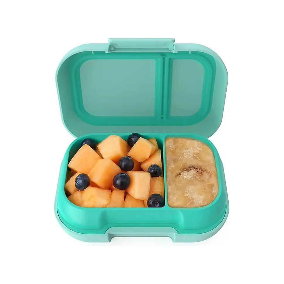 bentgo Kids Snack Container, Aqua, 12 oz. (BGKDSNK-A)